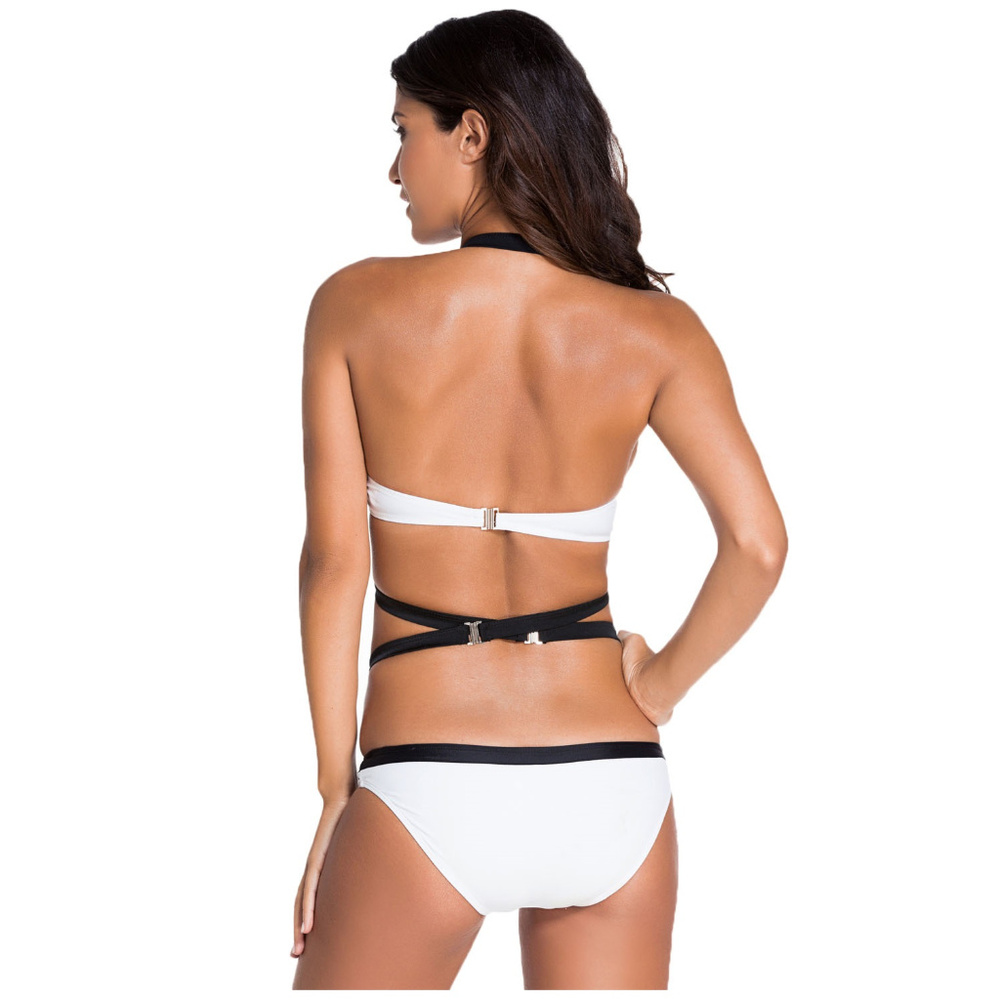 Retro Bandeau Push up Bikini - Picture 3 of 8